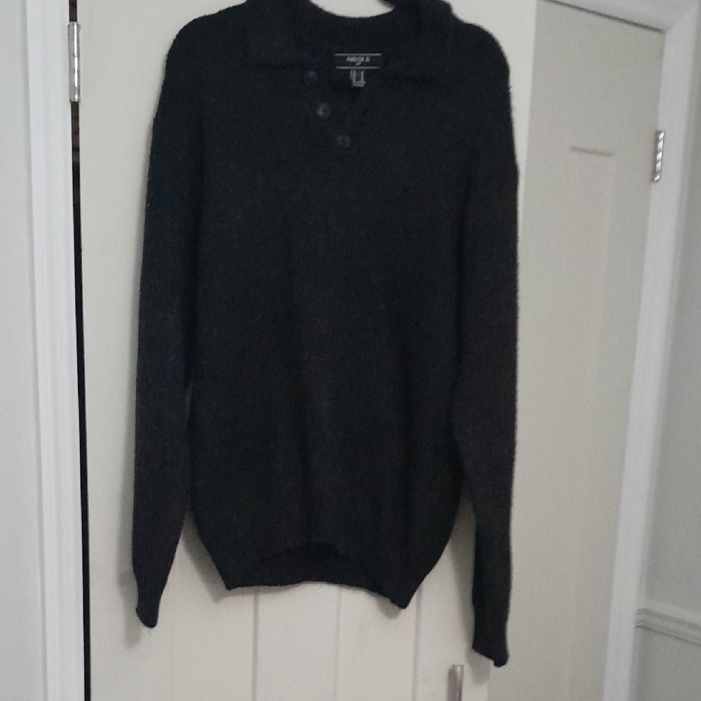 Forever 21 Men's Charcoal Crewneck Sweater